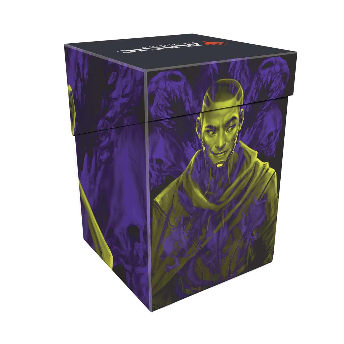 Ultra Pro - MTG Duskmourn 100+ Deck Box Commander Kaito, Bane of Nightmares for Magic: The Gathering, Protect and Store up to 100+ Double Sleeves Standard Cards for MTG, Secure Lid, Vibrant MTG Art