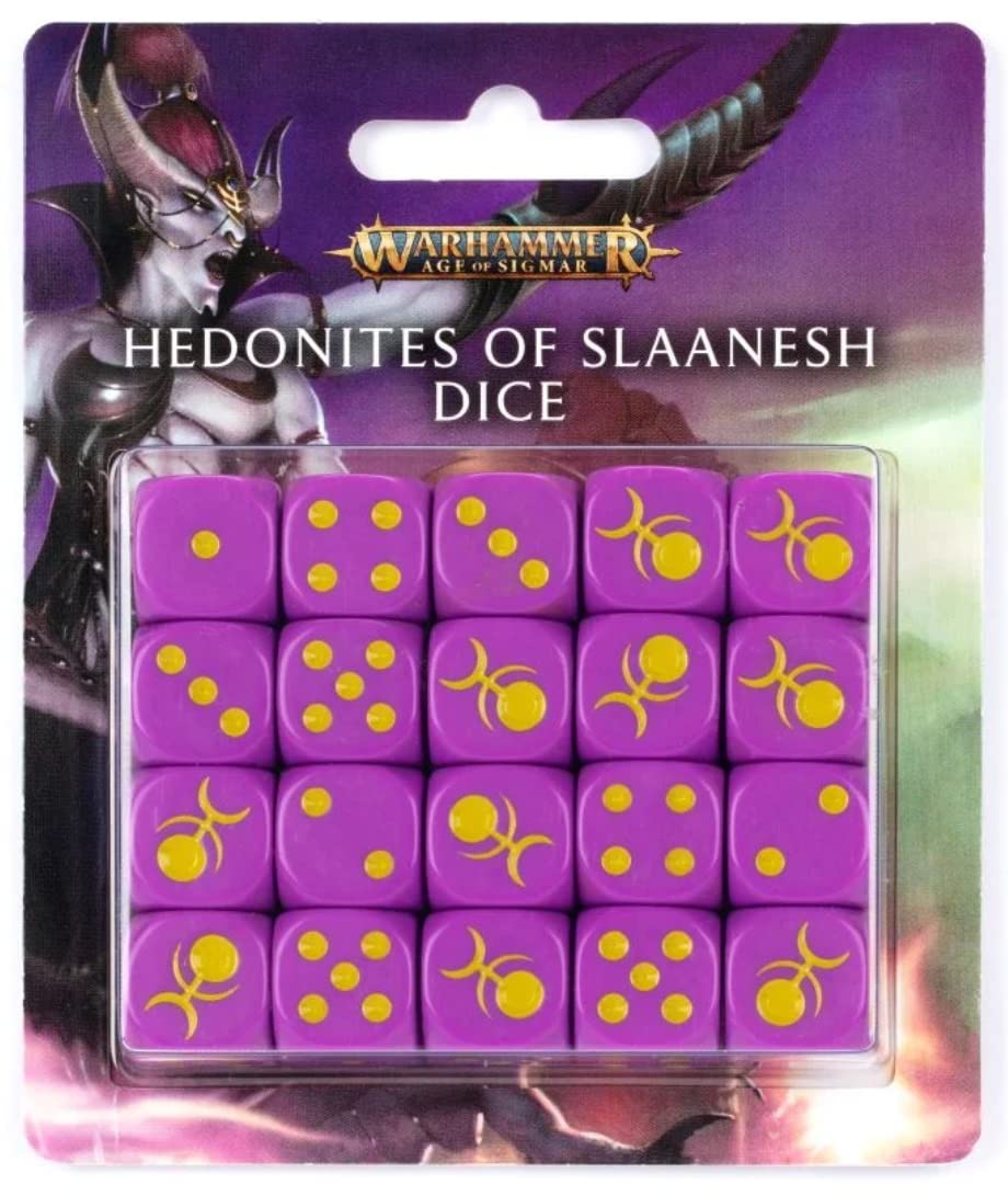Games Workshop Warhammer AoS - Hedonites of Slaanesh Dice Set
