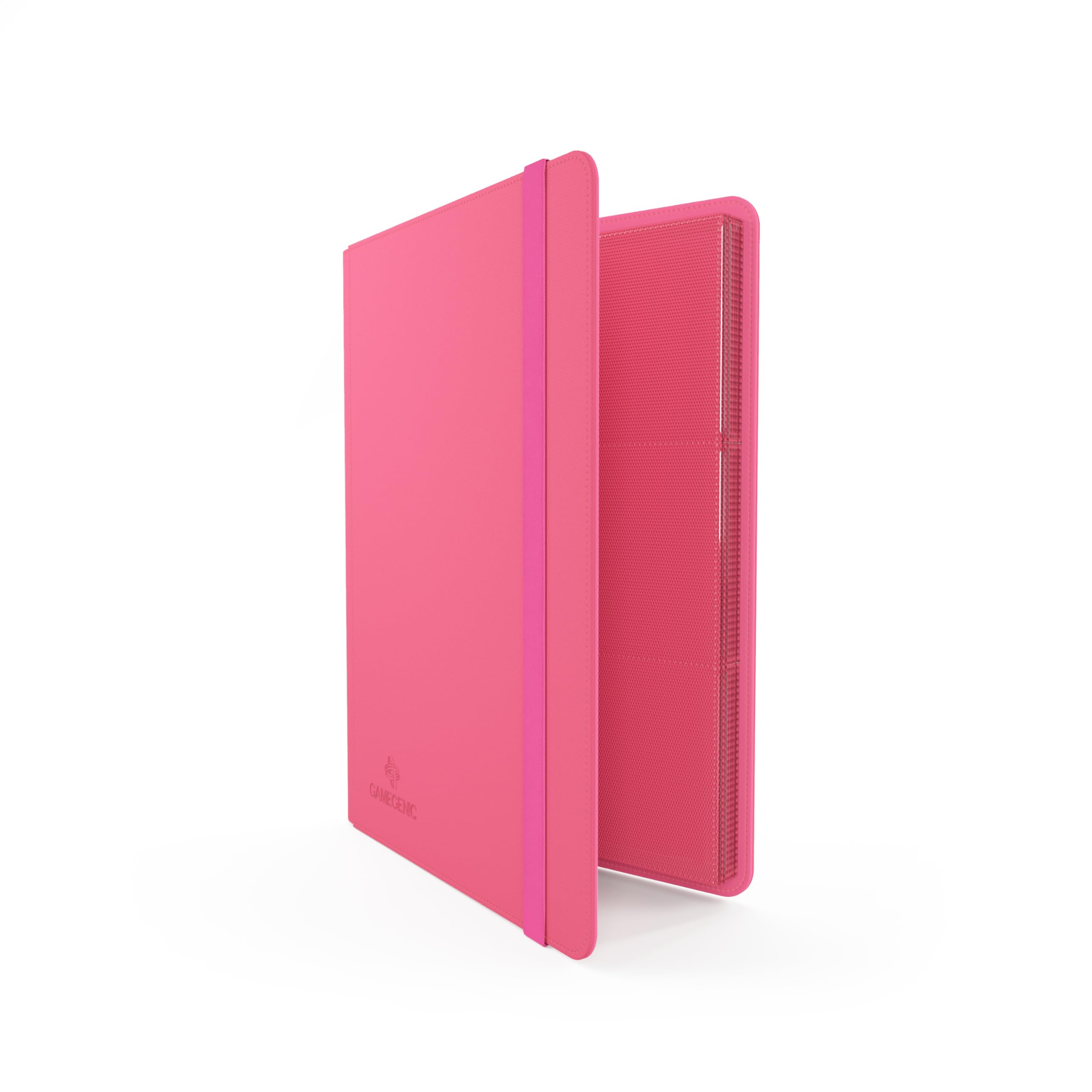 Gamegenic Prime Album 18-Pocket, Organize Standard and Japanese Size Collectible Cards, Premium Card Game Protector, Holds up to 360 Cards, Ideal for Playset Collections, Pink Color