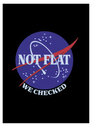 The Earth Is Not Flat We Checked Card Sleeves (50ct)