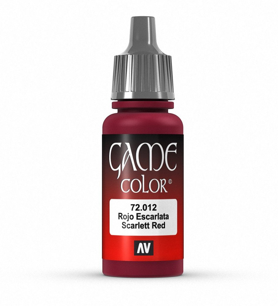 Vallejo Game Color Scarlett Red Paint, 18ml