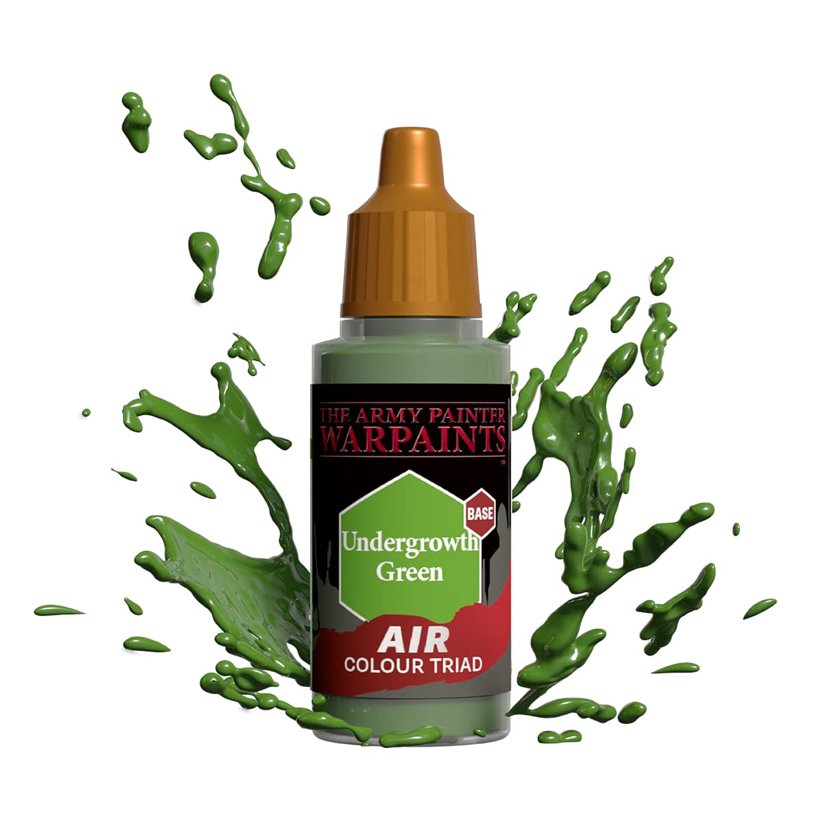 The Army Painter Warpaints Air Undergrowth Green - Water Based Airbrush paint – Acrylic Paint and Primer for Tabletop Roleplaying, Boardgames, and Wargames Miniature Model Painting