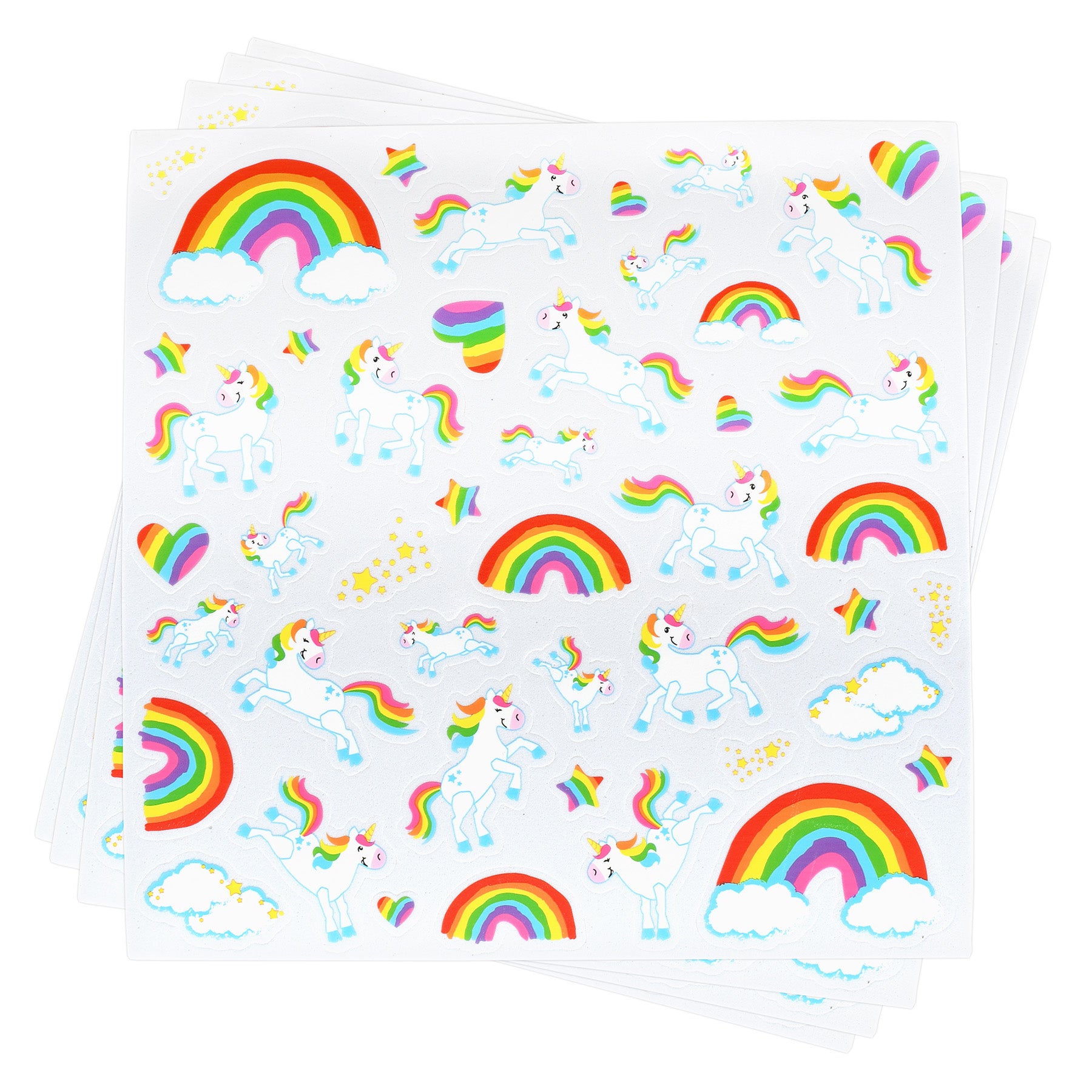 Foam Stickers - Unicorns and Rainbows - Pack of 180