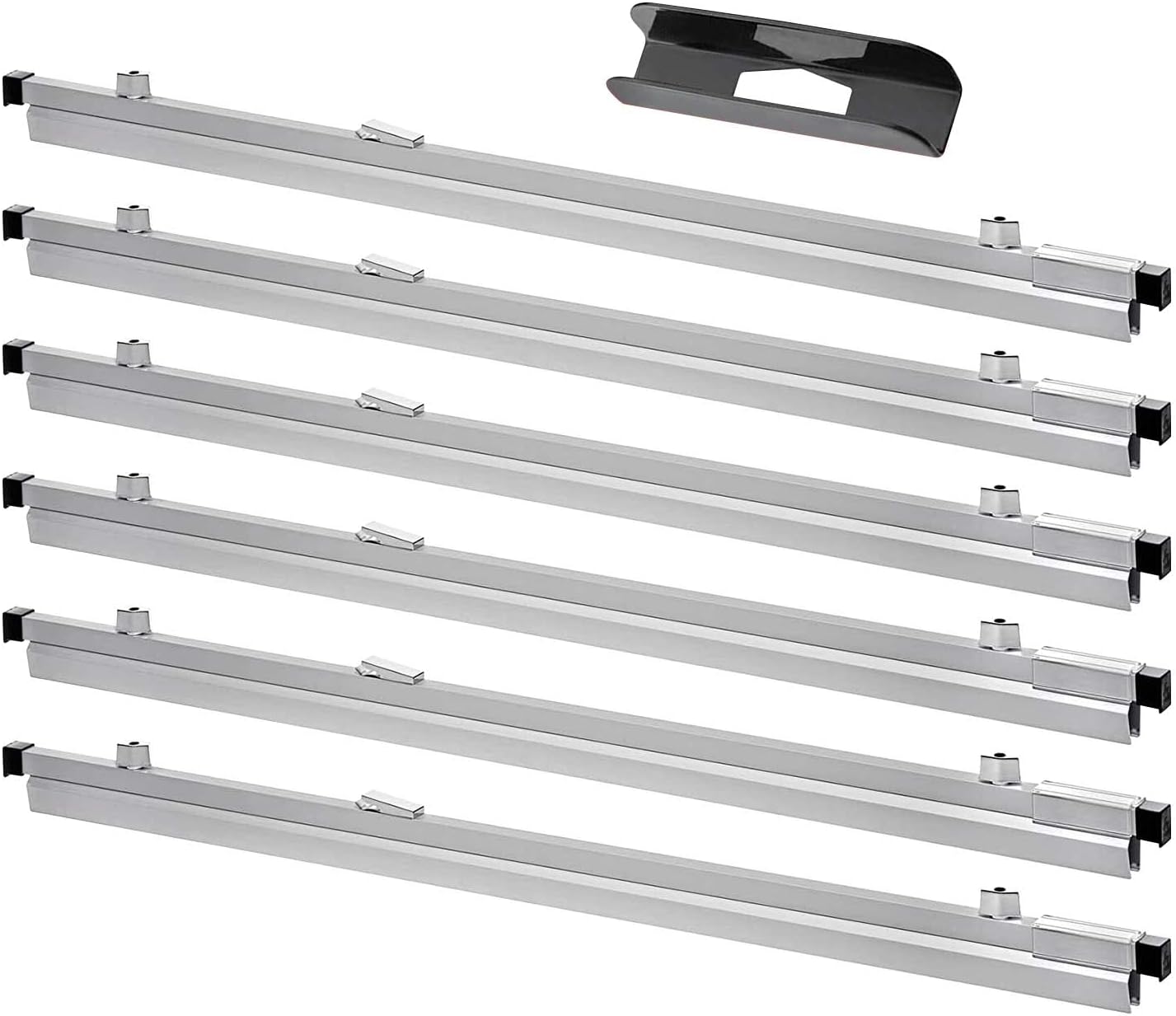 24 in. Aluminum Hanging Blueprint Clamps 100 Sheets (6 Pack)