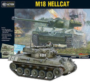US Army M18 Hellcat Tank Destoyer - 1:56 / 28mm Plastic Scale Model Tank for Bolt Action by Warlord Games - Highly Detailed World War 2 Miniatures