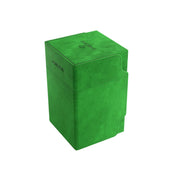 GameGenic Deck Box – Watchtower XL Green 100CT – Durable and Sturdy TCG, OCG, CCG Card Storage – Compatible with Pokemon, Yugioh, Commander, and MTG Magic: The Gathering Cards
