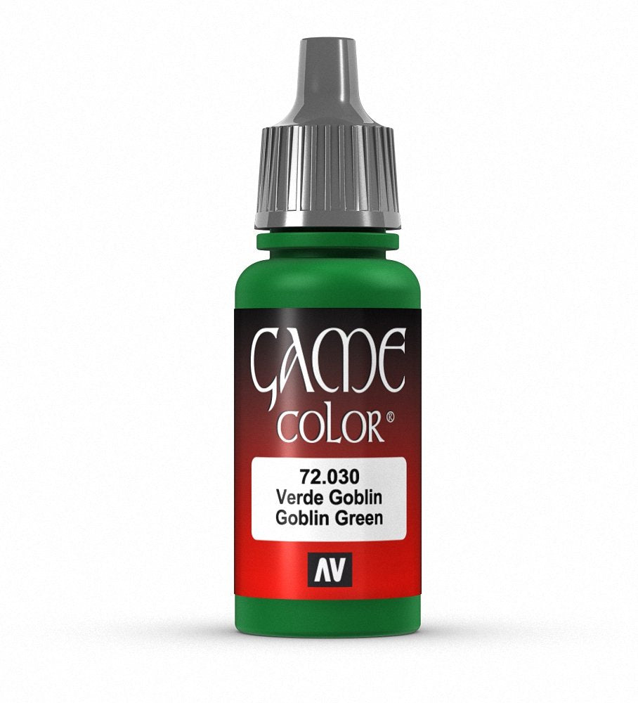 Vallejo Game Color Goblin Green Paint, 18ml