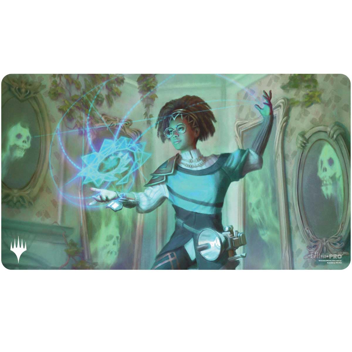 Playmat: Magic the Gathering: Duskmourn: Zimone, Mystery Unraveler