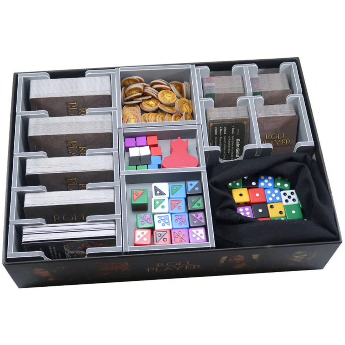 Folded Space Box Insert: Roll Player plus Monsters & Minions and Fiends & Familiars Expansions