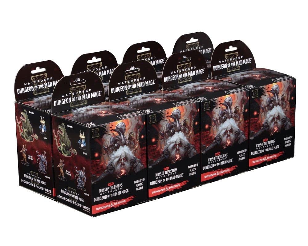 WizKids D&D Icons of The Realms: Waterdeep: Dungeon of The Mad Mage Booster Brick (8)