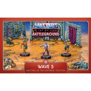 Masters of the Universe: Battleground Expansion Set - Wave 5 Motu Faction - Includes Fisto and 2 Palace Guards Miniatures, Rules and More - for Ages 14+