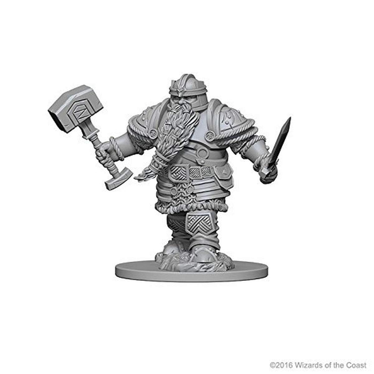 D&D Nolzur’s Marvelous Miniatures: Dwarf Male Fighter