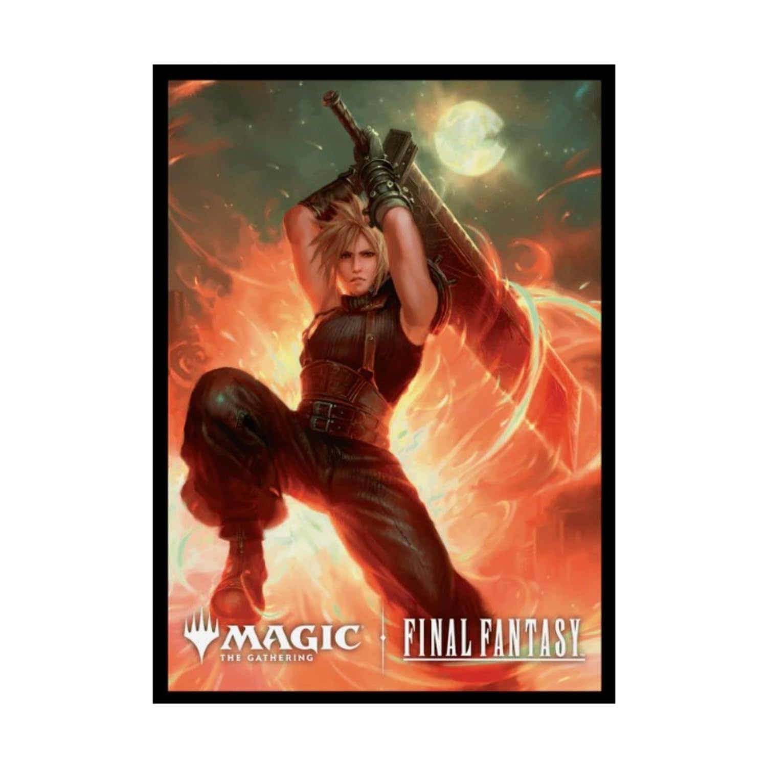 Ultra PRO - Final Fantasy x Universes Beyond Cloud, Midgar Mercenary (Commander) 100ct Deck Protector Sleeves for Magic: The Gathering | Trading Card Accessories, Collectible Card Game Gear