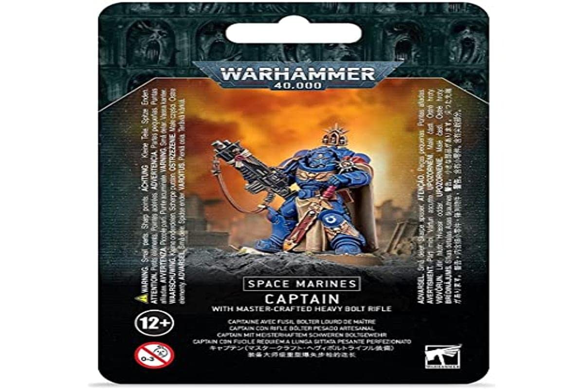 48-48 Warhammer 40,000: Space Marine: Captain w/ Master Bolt