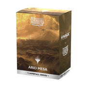 Dragon Shield | Matte Dual Art Sleeves | MTG Landfall Series | 100 CT - Smooth & Tough Premium TCG Sleeves | Compatible with Pokemon, One Piece & Magic the Gathering | Arid Mesa