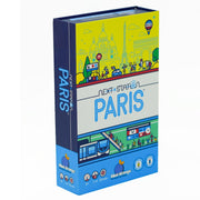 Blue Orange Next Station Paris - Fun Flip and Write Train Route-Building Game Set in Paris, Kids Teens Adults Family Couples Solo Play Game Nights, 1-4 Players, Ages 8+