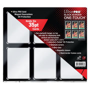 Ultra PRO - Black Border ONE-Touch 6 Graded Card Display Case, Show Off & Protect Standard Size Graded Cards, Magnetic Closure & UV-Resistant