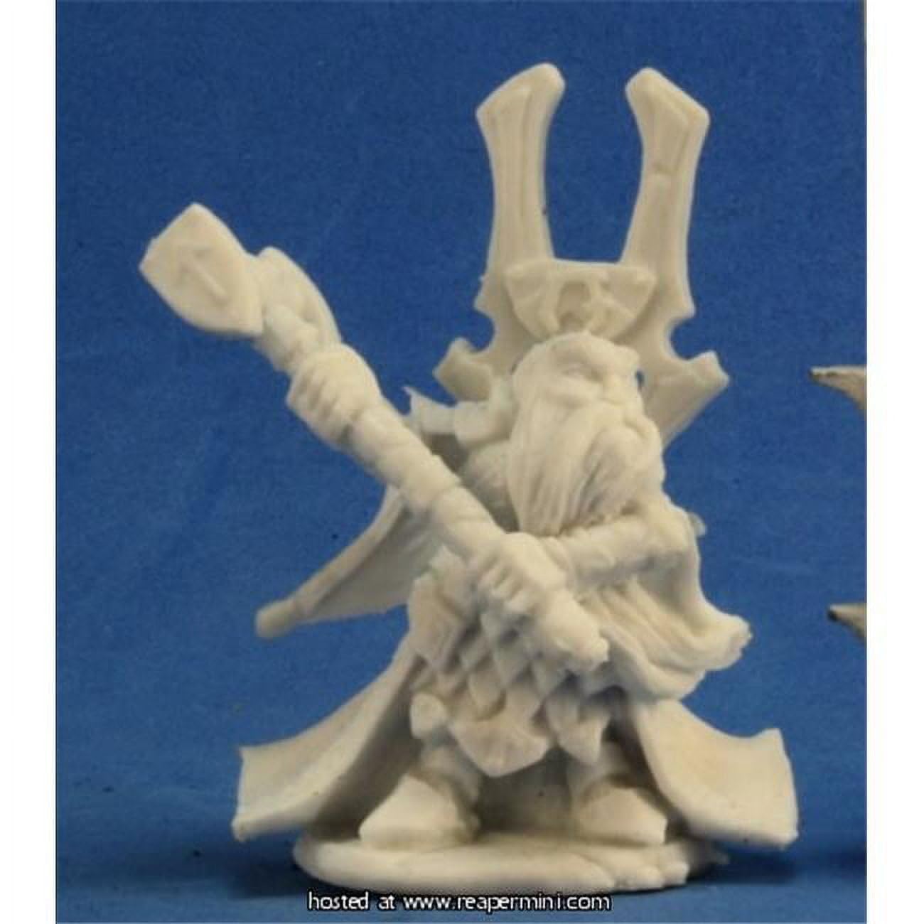 Bones: Herryk, Dwarf Priest Ardynn Miniature Dark Heaven Bones Miniatures
