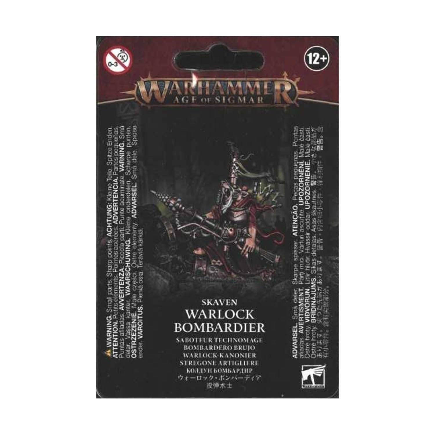 90-25 Warhammer: Age of Sigmar: Skaven: Warlock Bombardier