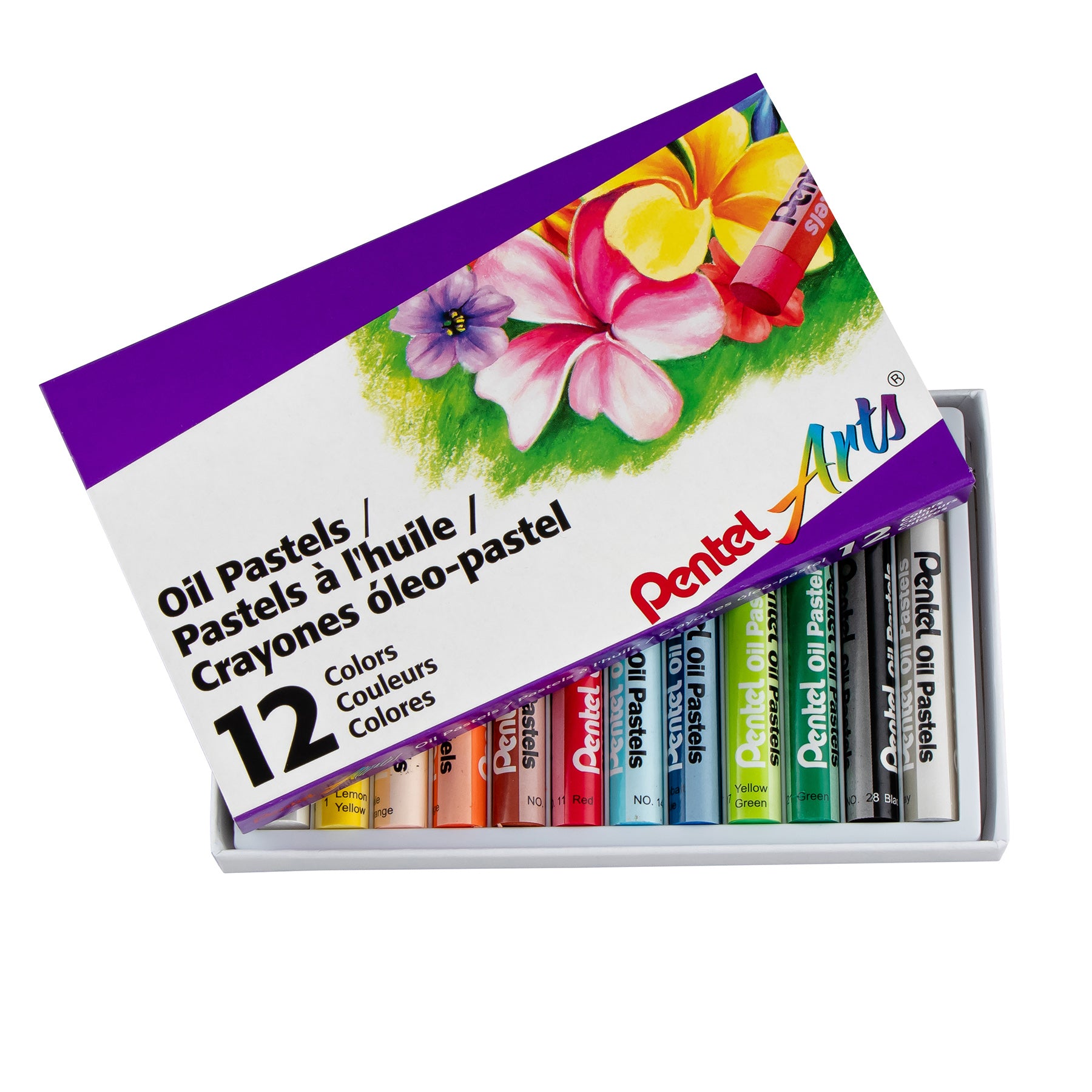 Oil Pastels, 12 Count