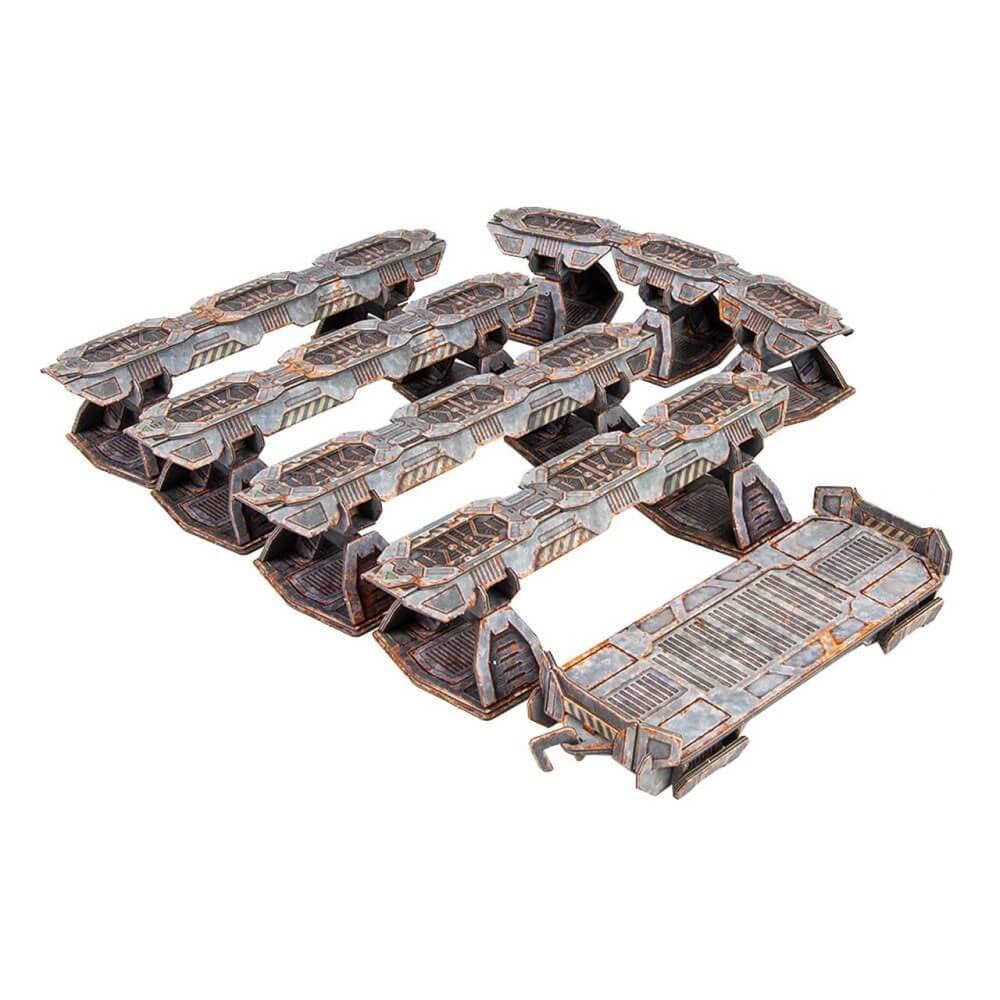 TinkerTurf Sci-Fi Terrain - MagLev Rail Add-On (Abandoned)