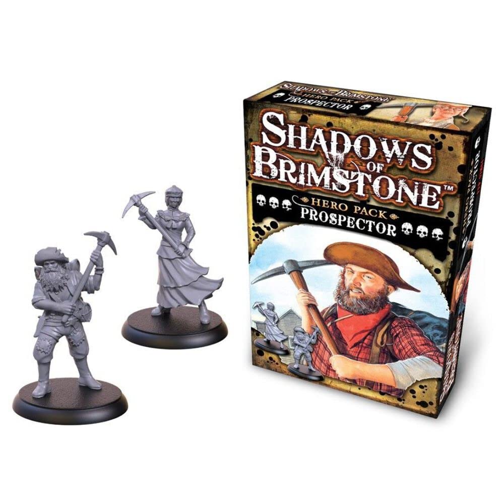 Flying Frog Productions Shadows of Brimstone: Prospector Hero Pack