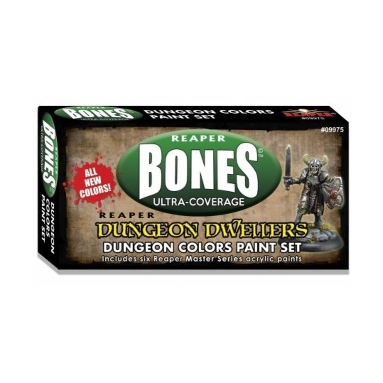 Reaper Mini Dungeon Dwellers Colors Set (6) 09975 Master Series Acrylic Paint