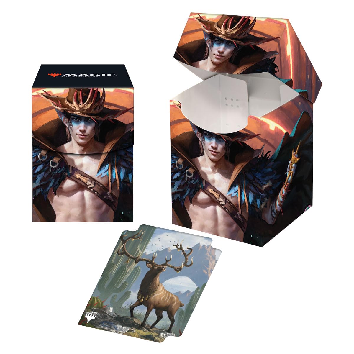Outlaws of Thunder Junction Oko, the Ringleader Key Art 100+ Deck Box® for Magic: The Gathering