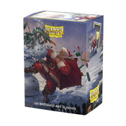 Dragon Shield | Brushed Art Sleeves | Christmas 2025 | 100 CT - Smooth & Tough Premium TCG Sleeves | Compatible with Pokemon, Flesh & Blood, One Piece & Magic The Gathering