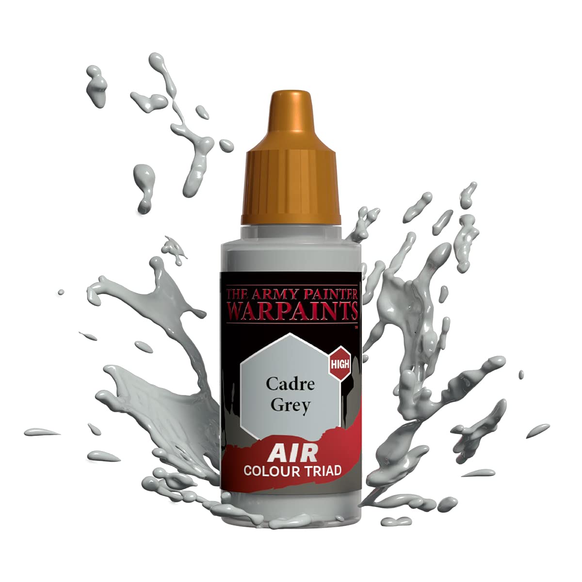 The Army Painter Warpaints Air Cadre Grey - Water Based Airbrush paint – acrylic paint and primer for Tabletop Roleplaying, Boardgames, and Wargames Miniature Model Painting