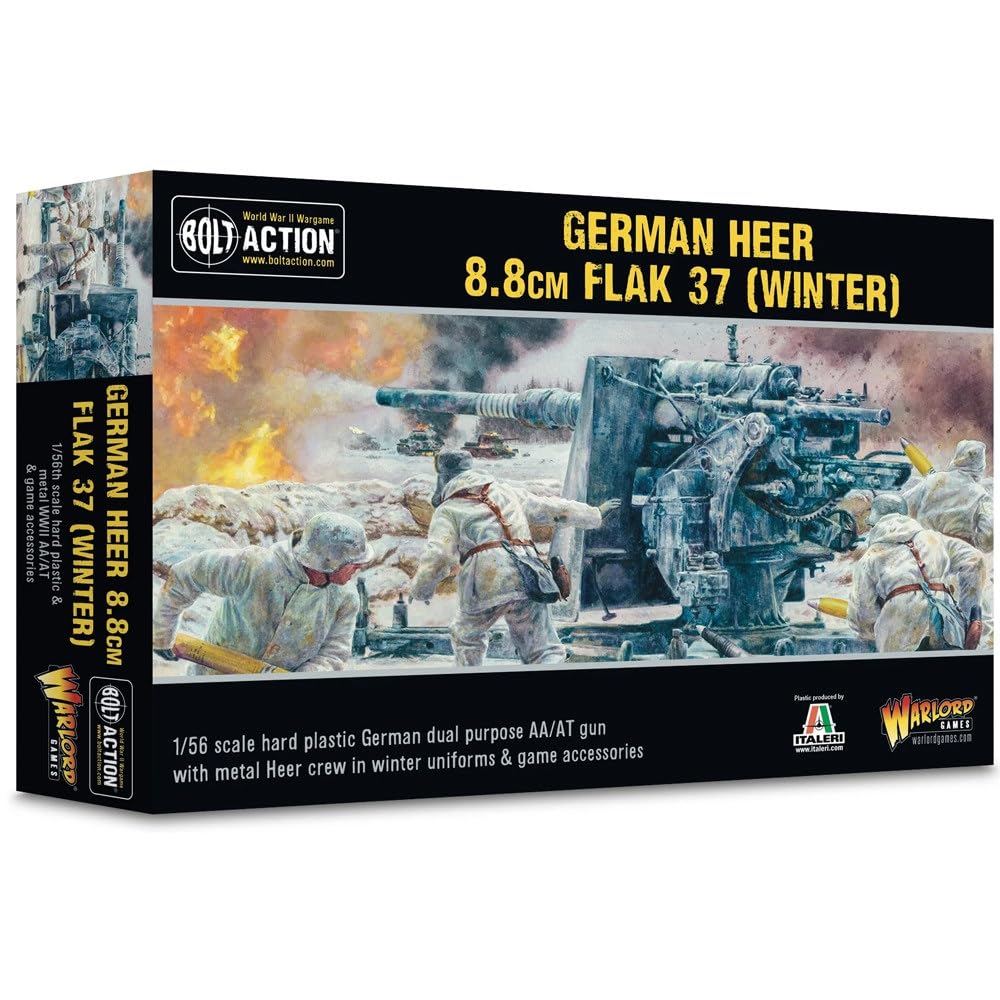 Warlord Games Bolt Action: German Heer 8.8cm Flak 37 (Winter) Box