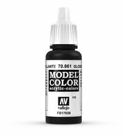 Vallejo Glossy Black Paint, 18ml