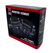 Monster Scenery: City Streets (Unpainted Tabletop Scenery Set)