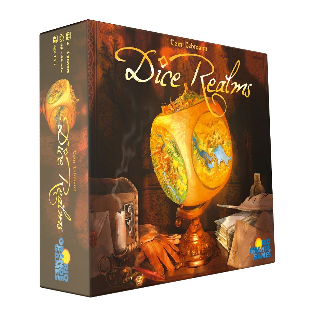 Rio Grande Games Dice Customization Strategy Game for 2-4 Players, 60 Minute Simultaneous Gameplay Board Game