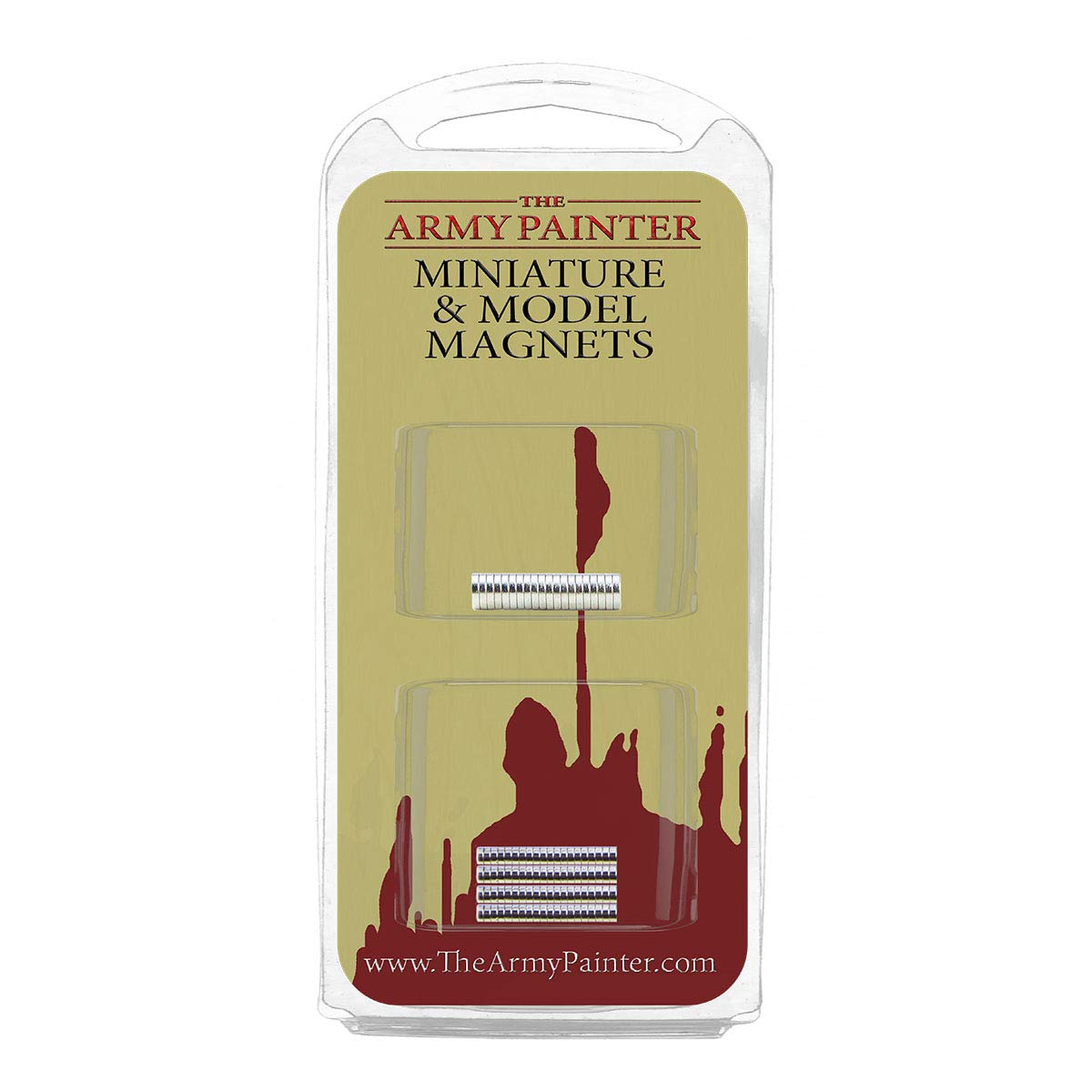 The Army Painter Miniature & Model Magnetic Pieces, 20 Pieces with 5 mm Magnets, 80 Pieces with 3 mm Magnets for Wargaming and Model basing