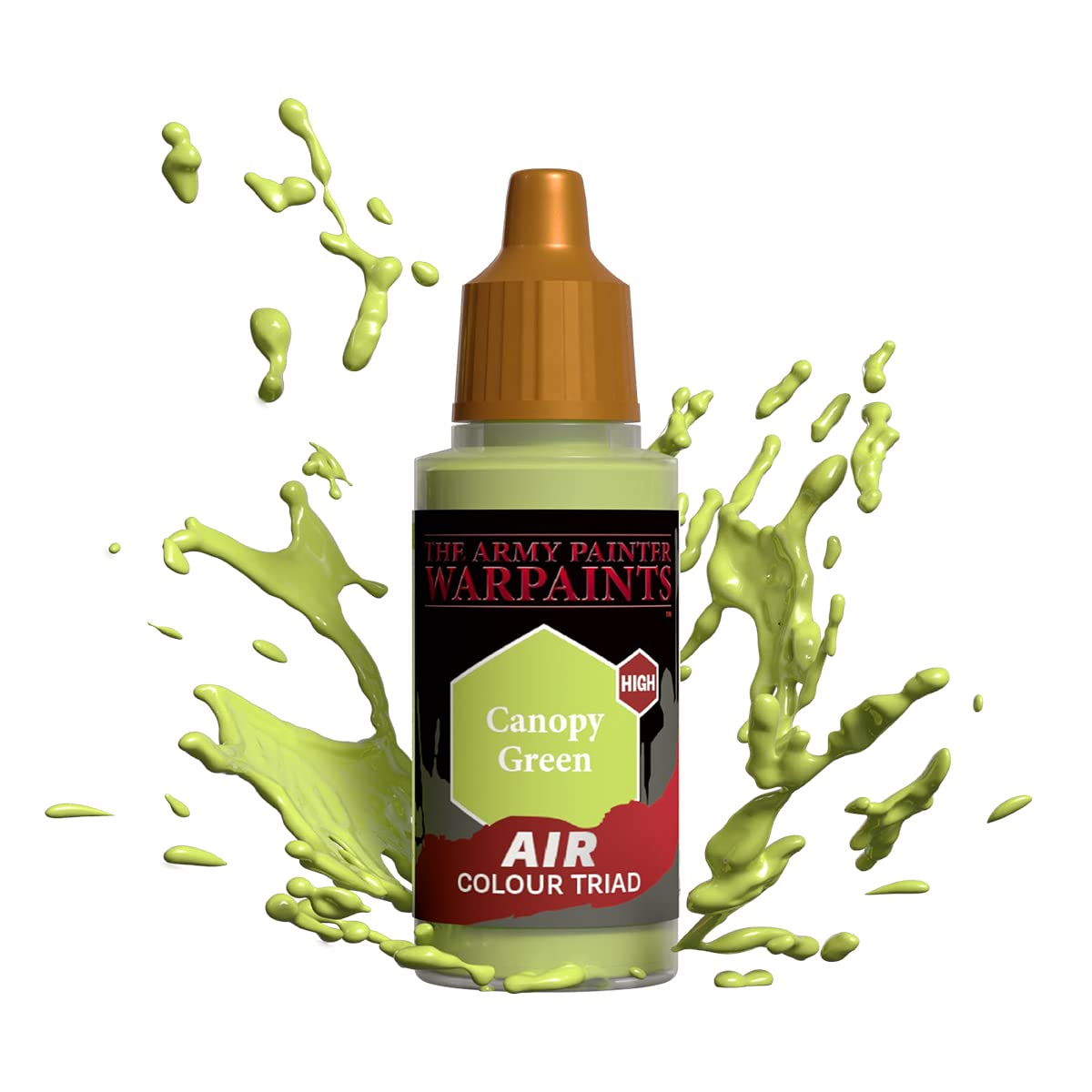 The Army Painter Warpaints Air Canopy Green - Water Based Airbrush paint – acrylic paint and primer for Tabletop Roleplaying, Boardgames, and Wargames Miniature Model Painting