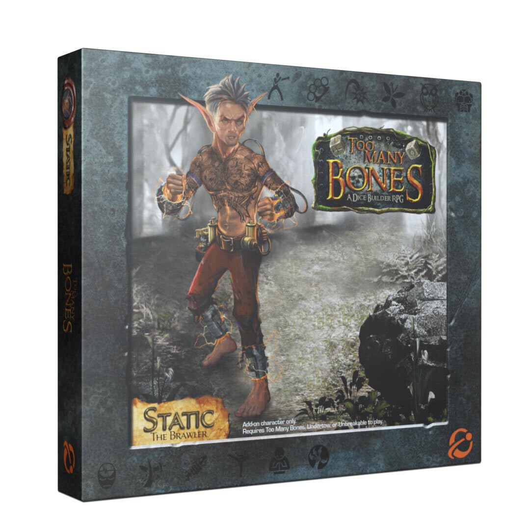 Chip Theory Games Too Many Bones: Static Dice-Builder Roleplaying Game Expansion, Strategic Fantasy RPG Game Accessories for Ages 14 and Up, 1-4 Players
