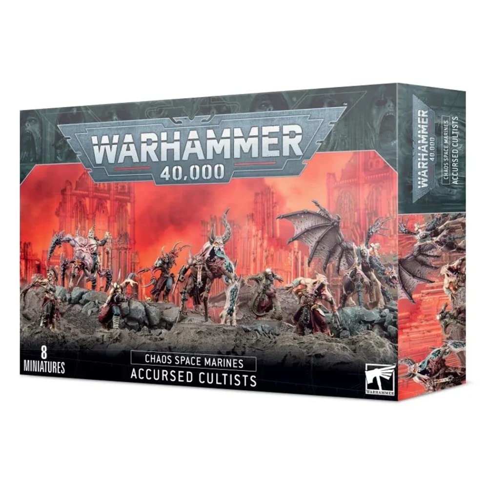 Warhammer 40,000 - Chaos Space Marines - Accursed Cultists