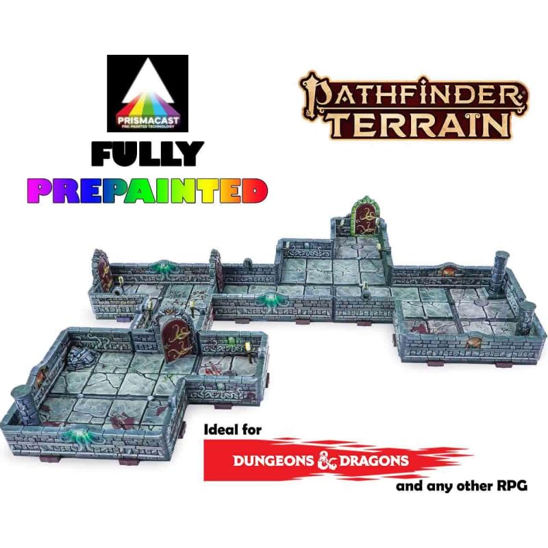 Dungeons & Lasers: PrismaCast Prepainted - Pathfinder Terrain, Abomination Vaults