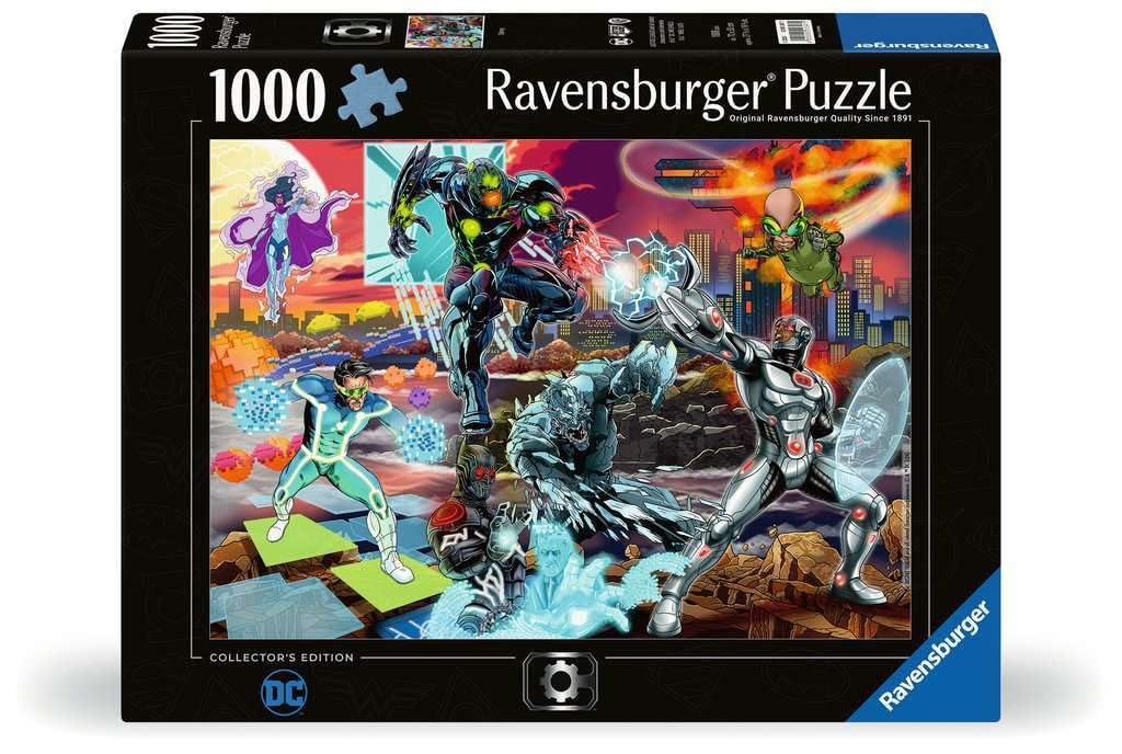 Ravensburger DC Collector's Edition - Cyborg 1000 Piece Jigsaw Puzzle | Unique Softclick Technology | Dynamic Artwork | Perfect for DC Fans
