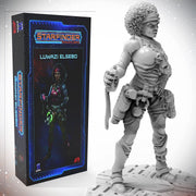 Starfinder: Unpainted Miniatures: Luwazi Elsebo- 32mm Unpainted Plastic Miniatures by Archan Studio - for Kids and Adults Ages 14+