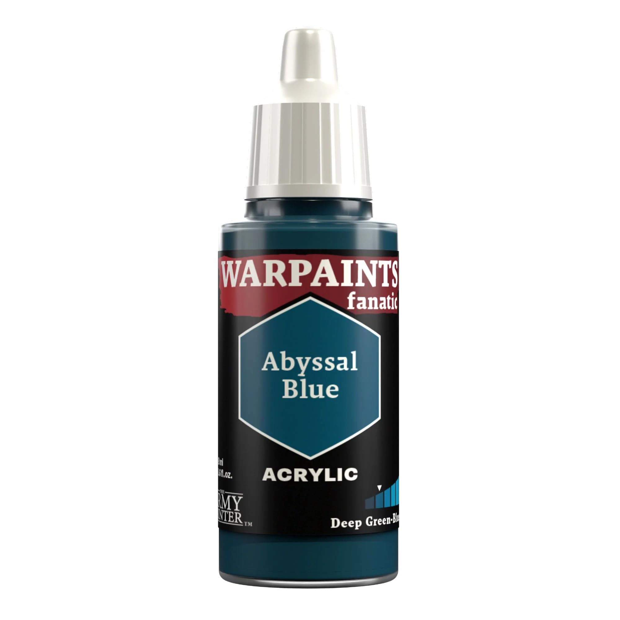 The Army Painter Blue Warpaints Fanatic 18ml Acrylic Paints (Abyssal Blue)