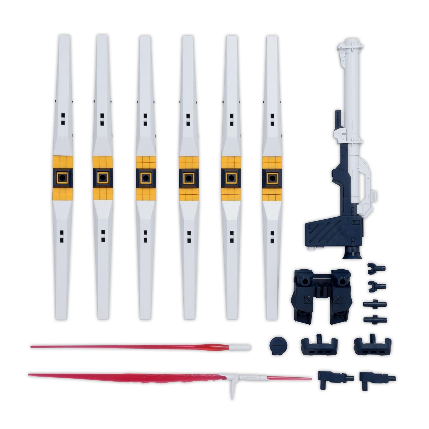 Bandai Spirits Mobile Suit Gundam Char's Counterattack Optional Parts Set, Gunpla 19 (Fin Funnel), Plastic, Color-Coded Plastic Model