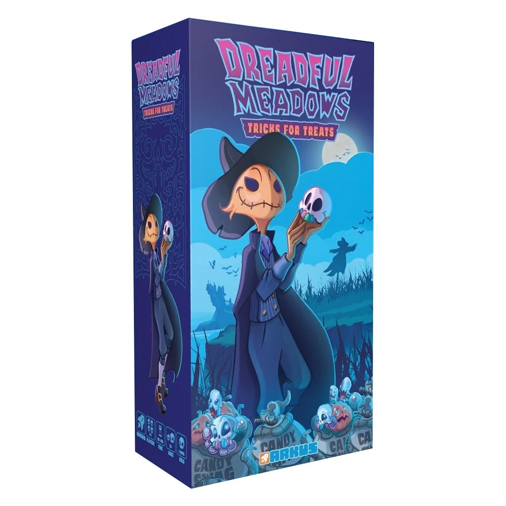 Arkus Games | Dreadful Meadows: Tricks for Treats | Board Game | Expansion | Ages 13+ | 1-4 Players | English