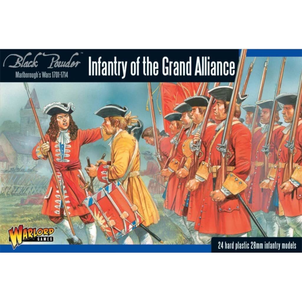 Black Powder Marlborough's Wars Infantry of The Grand Alliance Military Table Top Wargaming Plastic Model Kit 302015002