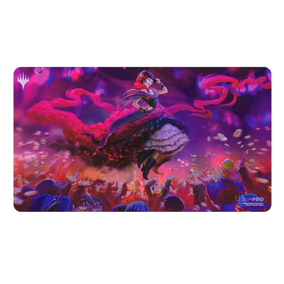 Ultra PRO - Outlaws of Thunder Junction Playmat Ft. Olivia for Magic: The Gathering, Limited Edition Unique Artistic Collectible Card Gaming TCG Playmat Accessory