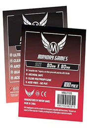 Deck Protector: Medium Square Card 80 x 80mm (100)