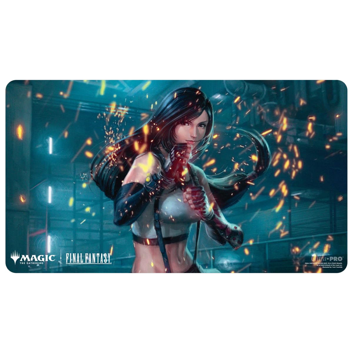 Ultra PRO - Final Fantasy x Universes Beyond Tifa, Martial Artist Playmat for Magic: The Gathering | Card Game Playmat, Final Fantasy Collectibles, Desk Mat Mousepad
