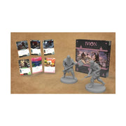 APE Games IVION: The Bear and The Badger Board Game | 2 Players | 20-60 Minutes | Ages 14+ | Fantasy | Hero Dueling | Deck Building | Cross Compatible | Season 3 | Aislyn Hall and Aaron Shaw
