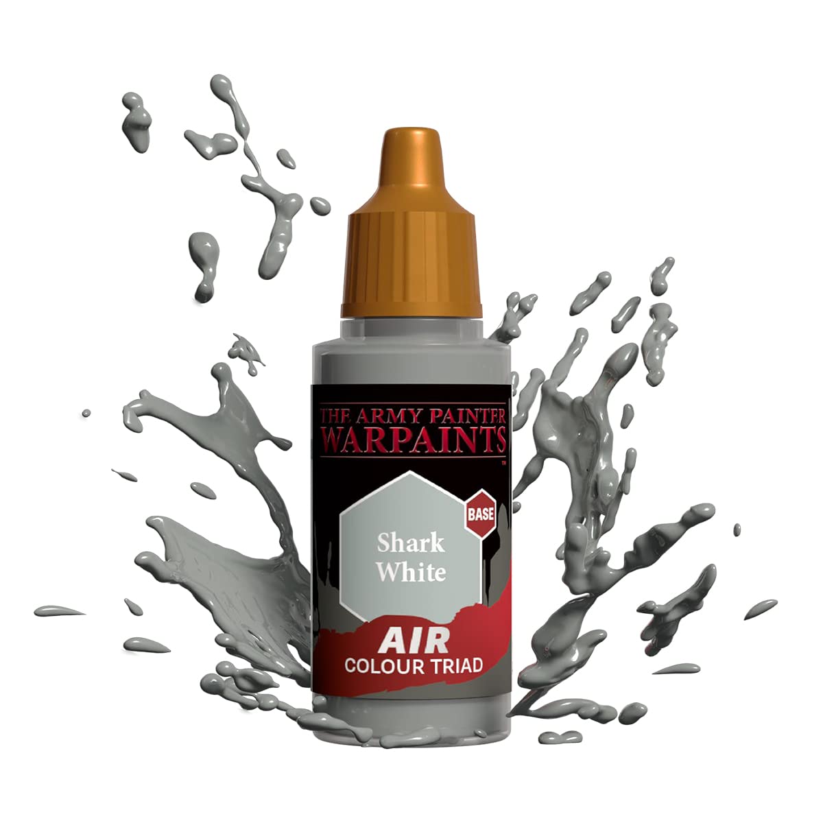 The Army Painter Warpaints Air Shark White - Water Based Airbrush paint – Acrylic Paint and Primer for Tabletop Roleplaying, Boardgames, and Wargames Miniature Model Painting